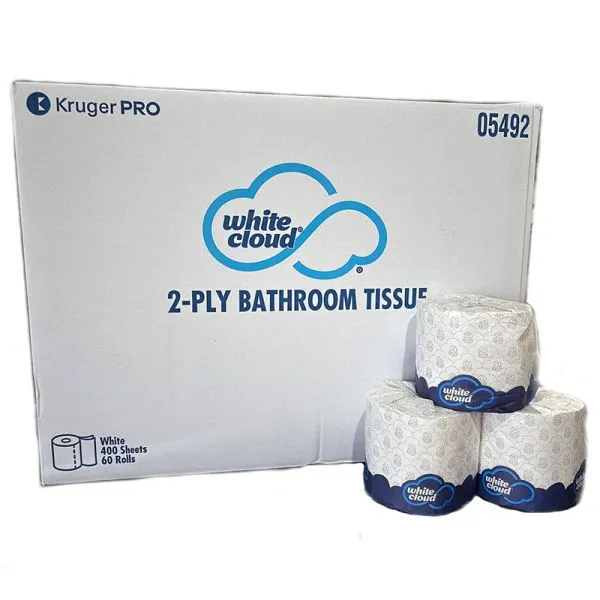 [WHI-05492] White Cloud Toilet Paper (60 rolls per case)